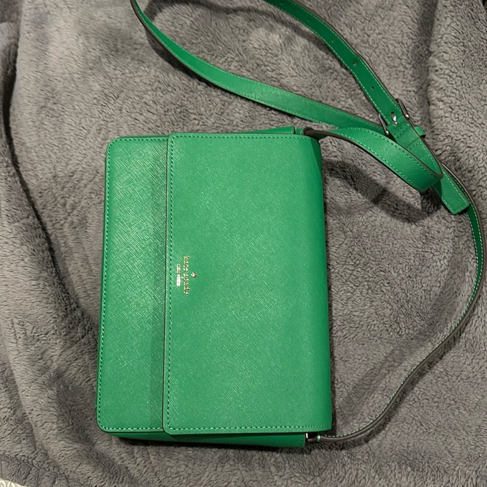 New Kate Spade green crossbody bag